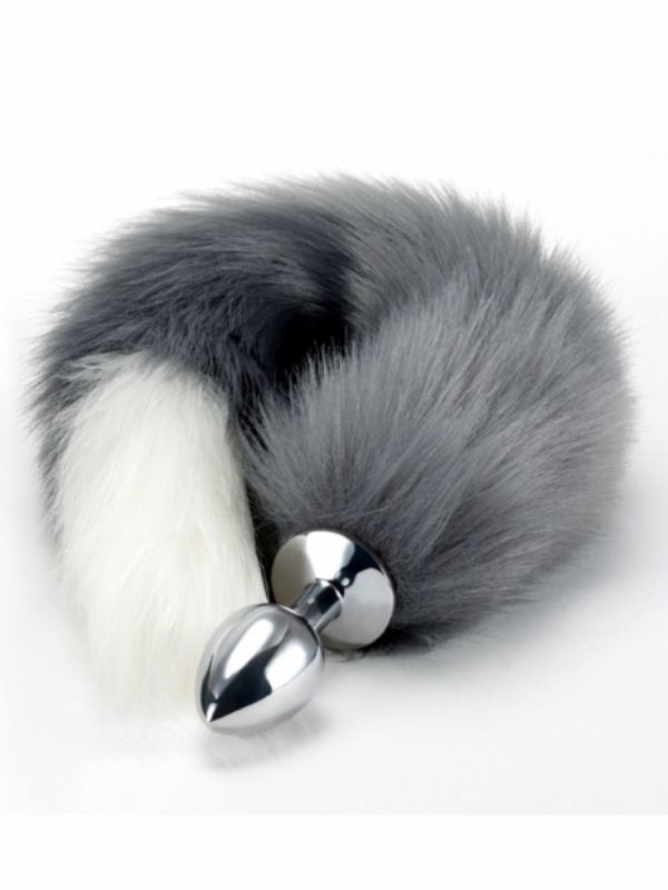 censan-anal-tilki-kuyrugu-gri-beyaz-567865-1 Afrodit Shop Anal Tilki Kuyruğu Gri Beyaz - Görsel 1