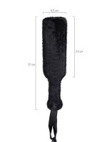 Afrodit Shop Anonymo BDSM Kırbaç 0009 Kadife Kadife Kırmızı 37 cm - Görsel 4