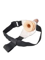 Afrodit Shop Belden Bağlamalı Strapon  PVC Ten 18 cm - Görsel 5