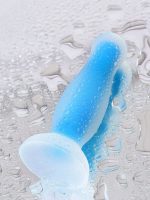 Afrodit Shop Beyond Kyle Glow Gece Parlayan Anal Plug , Silikon, Şeffaf, 10 cm - Görsel 3
