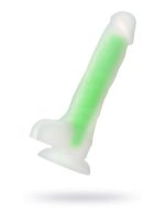 Afrodit Shop Beyond Yeşil Dick Glow Gece Parlayan Dildo, Silikon, Şeffaf, 18 cm - Görsel 2