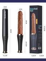 Afrodit Shop Beyzbol Sopası İleri Geri ve Dil Vibratör - Görsel 4