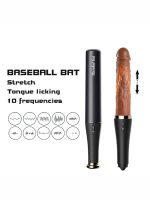 Afrodit Shop Beyzbol Sopası İleri Geri ve Dil Vibratör - Görsel 5