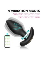 Afrodit Shop Big Boat Anchor Swing – Telefon Kontrollü Titreşimli Anal Plug (Siyah) - Görsel 3