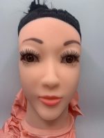 Afrodit Shop Black Doll Siyah Saçlı Şişme Bebek - Görsel 2