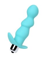 Afrodit Shop Bland Anal Vibratör Plug Mavi 12 cm