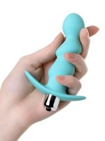 Afrodit Shop Bland Anal Vibratör Plug Mavi 12 cm - Görsel 5