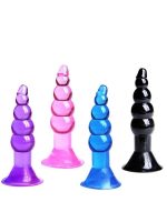 Afrodit Shop Boğumlu Anal Plug Karışık Renklerde 11 cm