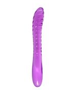 Afrodit Shop Çift Taraflı Jel Dildo Frica, TPE, mor, 23 cm