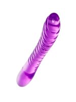 Afrodit Shop Çift Taraflı Jel Dildo Frica, TPE, mor, 23 cm - Görsel 2