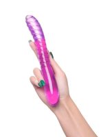 Afrodit Shop Çift Taraflı Jel Dildo Frica, TPE, mor, 23 cm - Görsel 4