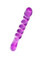 Afrodit Shop Çift taraflı Jel Dildo Tanza, TPE, mor, 27,5 cm - Görsel 2
