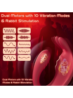 Afrodit Shop Çiftler İçin Akıllı Titreşimli G-Spot ve Klitoris Uyarıcı Vibratör – Uygulama Kontrollü, Su Geçirmez, Çift Motorlu - Görsel 4
