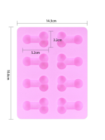 Afrodit Shop Çikolata, Jöle ve Buz İçin Penis Şeklinde Silikon Kalıp - Görsel 4