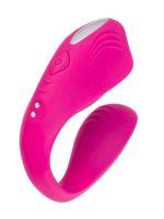 Afrodit Shop Cobrum Çiftler İçin Vibratör Silikon Pembe 9,6 cm