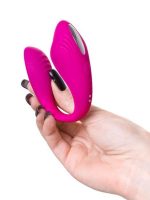 Afrodit Shop Cobrum Çiftler İçin Vibratör Silikon Pembe 9,6 cm - Görsel 5
