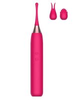 Afrodit Shop Değiştirilebilir Üç Başlıklı İnce Vibratör