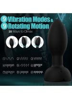 Afrodit Shop Döner Telefon Kontrollü Titreşimli Vibratör - Görsel 4