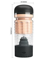 Afrodit Shop Emily Siyah Vajina & Dil Mastürbatör - Görsel 2