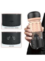 Afrodit Shop Emily Siyah Vajina & Dil Mastürbatör - Görsel 3