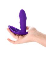 Afrodit Shop Fash Klitoral Uyarıcılı Vibratör  mor 12 cm - Görsel 5