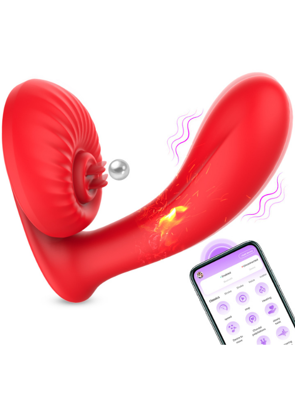 censan-foxshow-app-kontrollu-giyilebilir-vibrator-1114387-1 Afrodit Shop FoxShow APP Kontrollü Giyilebilir Vibratör - Görsel 1