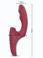 Afrodit Shop FoxShow Kissers G10 Şarjlı Akıllı Rabbit Vibratör – G-Spot & Klitoris Uyarıcı | Çift Motorlu | Dalga Hareketli | Su Geçirmez - Görsel 2