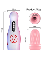 Afrodit Shop FoxShow M50 – Vakumlu ve Titreşimli Şarjlı Oral Mastürbatör | 7 Fonksiyon | Su Geçirmez | USB Şarjlı - Görsel 2