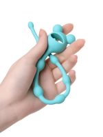 Afrodit Shop Froggy anal Zinciri silikon Turkuaz 27,4 cm - Görsel 2