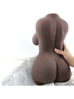 Afrodit Shop Full Realistik Anal Vajinal Yarım Vücut Zenci Mastürbatör - Görsel 3