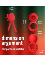 Afrodit Shop G-Noktası Uyarımlı Dönen (swing) Haraketli Dilli Titreşimli Penis Halkası – Çift Yönlü Zevk - Görsel 2