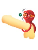 Afrodit Shop G-Noktası Uyarımlı Dönen (swing) Haraketli Dilli Titreşimli Penis Halkası – Çift Yönlü Zevk - Görsel 3