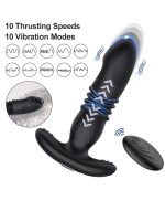 Afrodit Shop İleri Geri Haraketli Uzaktan Kumandalı Anal & Prostat Stimülatörü - Görsel 3