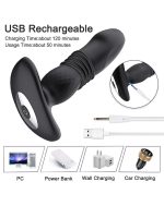 Afrodit Shop İleri Geri Haraketli Uzaktan Kumandalı Anal & Prostat Stimülatörü - Görsel 5