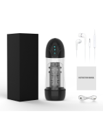 Afrodit Shop İnleme Sesli ve Titreşimli Otomatik Modern Suni Vajina Mastürbatör – 7 Modlu Dönebilen, USB Şarjlı