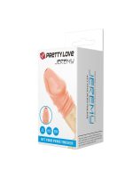 Afrodit Shop Jeremy Geciktirici ve Sertleştirici TPR Penis Kılıfı Ten Rengi - Görsel 5