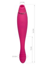 Afrodit Shop Jos Danvi Vakumlu ve Titreşimli Pembe Vibratör - Görsel 2