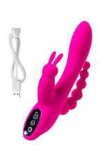Afrodit Shop Jos Spanky Üçlü 21cm Pembe Vibratör - Görsel 3