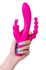 Afrodit Shop Jos Spanky Üçlü 21cm Pembe Vibratör - Görsel 4