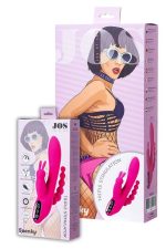 Afrodit Shop Jos Spanky Üçlü 21cm Pembe Vibratör - Görsel 5
