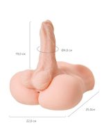 Afrodit Shop Juicy Pussy Penis Masturbator TPE Ten 25 cm 19 cm Dildo - Görsel 2