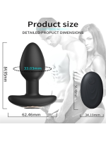 Afrodit Shop Kablosuz Uzaktan Kumandalı Titreşimli Anal Plug - Görsel 2