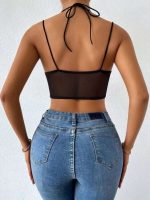 Afrodit Shop Kadın Özel Tasarım Balenli Büstiyer Siyah - Görsel 4