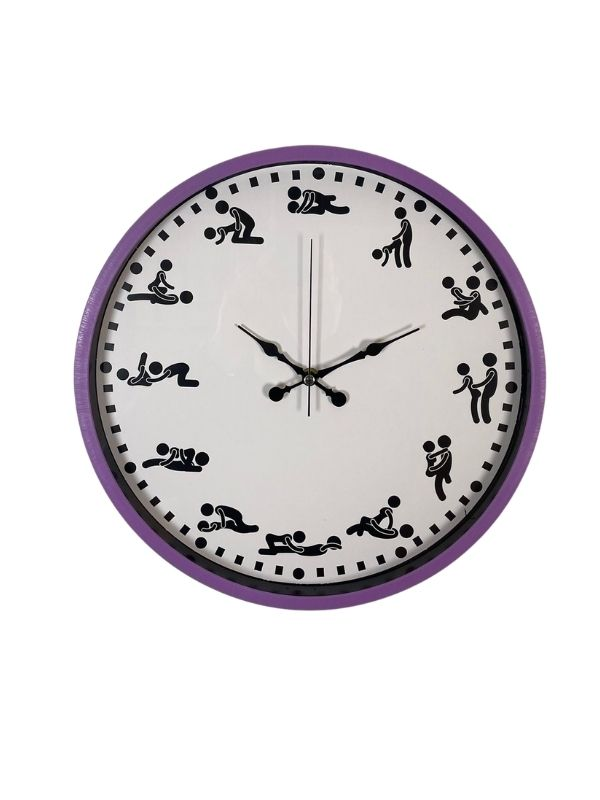censan-kamasutra-temali-pozizyonlu-duvar-saati-mor-1355229-1 Afrodit Shop Kamasutra Temalı (Pozizyonlu) Duvar Saati Mor - Görsel 1