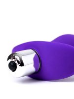 Afrodit Shop Kamet Anal Vibro Plug Beden L  mor 14 cm - Görsel 4