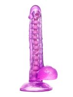Afrodit Shop Kıkırdaklı Jel Dildo Celiam, TPE, mor, 20,5 cm