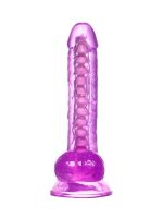 Afrodit Shop Kıkırdaklı Jel Dildo Celiam, TPE, mor, 20,5 cm - Görsel 2