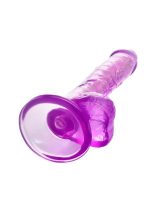 Afrodit Shop Kıkırdaklı Jel Dildo Celiam, TPE, mor, 20,5 cm - Görsel 3