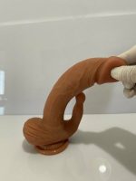 Afrodit Shop Kılitoris Uyarımlı Çift Katmanlı Premium Dildo - Görsel 2