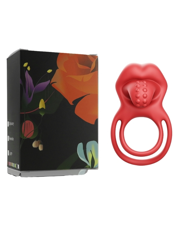 censan-kirmizi-dudak-dil-seklinde-sarjli-titresimli-penis-halkasi-1293113-1 Afrodit Shop Kırmızı Dudak Dil Şeklinde Şarjlı Titreşimli Penis Halkası - Görsel 1